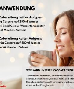 Ceai energizant Cascara din cirese de cafea – Energie naturala si gust fructat