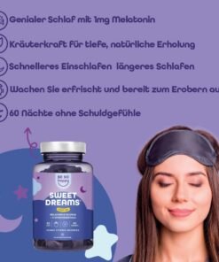 Alternative view of Sweet Dreams – jeleuri cu melatonina, suplimente pentru somn, fara lactoza