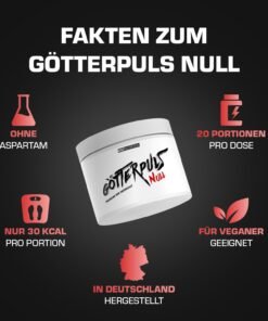 Alternative view of Preworkout Götterpuls Premium fara cofeina – L-Citrulina, Beta-Alanina si Taurina