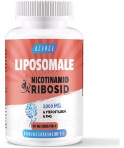 Liposomal NR 2000 mg cu Pterostilbene & TMG – supliment nad+, energie celulară & anti-aging