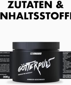 Alternative view of Preworkout Götterpuls Premium – L‑Citrulina, L‑Arginina AKG, Beta‑Alanina & Cofeina
