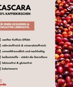 Ceai energizant Cascara din cirese de cafea – Energie naturala si gust fructat