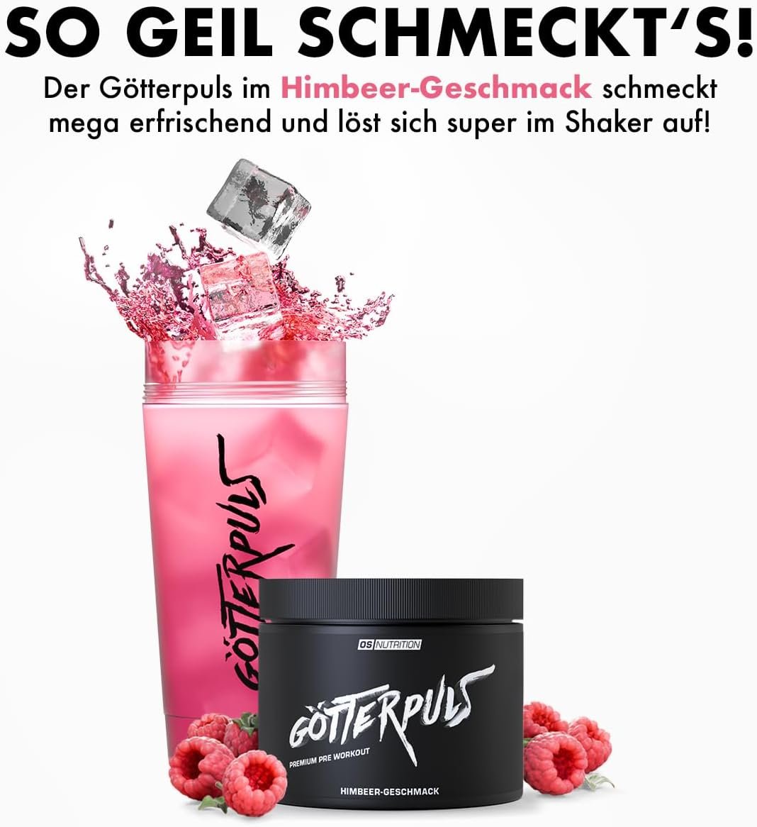 Preworkout Götterpuls Premium – L‑Citrulina, L‑Arginina AKG, Beta‑Alanina & Cofeina - imagine 3