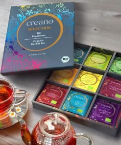 Ceai pentru somn linistit si relaxare – Set bio cadou cu 12 sortimente Creano