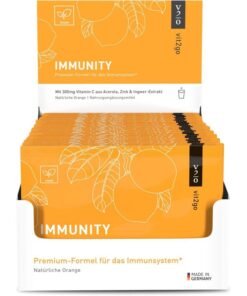 IMMNITY sachets – suplimente pentru imunitate cu Vitamina C, zinc & echinacea în pulbere