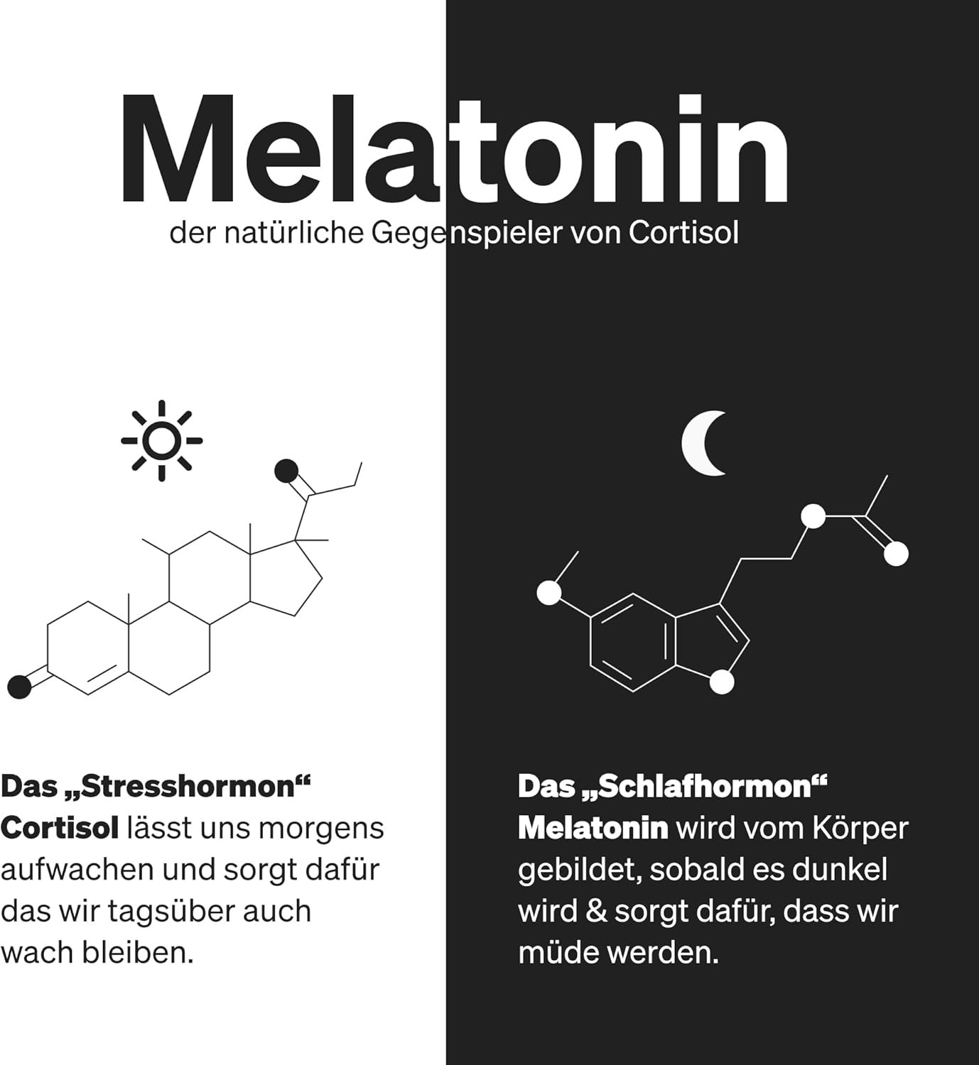 Melatonina 365 tablete 0,5 mg – supliment somn natural, fără aditivi, vegan, laborator testat - imagine 4