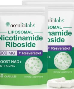 Supliment NAD+ cu Resveratrol – 900 mg pentru imunitate, energie celulară și anti‑îmbătrânire – 160 capsule