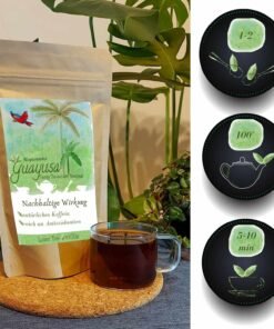 Ceai energizant natural Napumarka – Energie si focus cu guarana si coca
