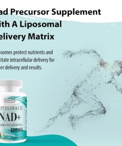 Alternative view of Liposomal NAD+ 800 mg - 60 capsule + Trans‑Resveratrol - anti-aging cu absorbție ridicată