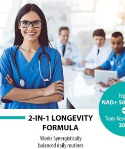 Liposomal NAD+ 800 mg - 60 capsule + Trans‑Resveratrol - anti-aging cu absorbție ridicată