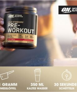Alternative view of Preworkout Gold Standard cu Creatina Monohidrat – 3,4 g Creatina & 175 mg Cofeina