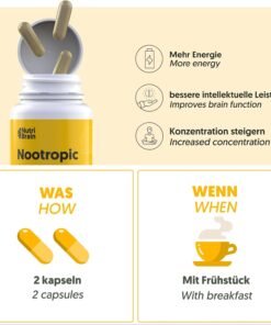 NutriBrain Nootropic pentru concentrare si memorie – suplimente pentru memorie eficiente