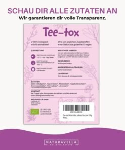 Ceai digestiv NATURAVELLA cu păpădie – ceai pentru balonare și digestie ușoară