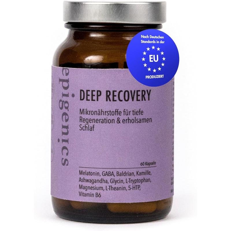 Epigenics Deep Recovery – supliment somn cu melatonina, magneziu și ashwagandha