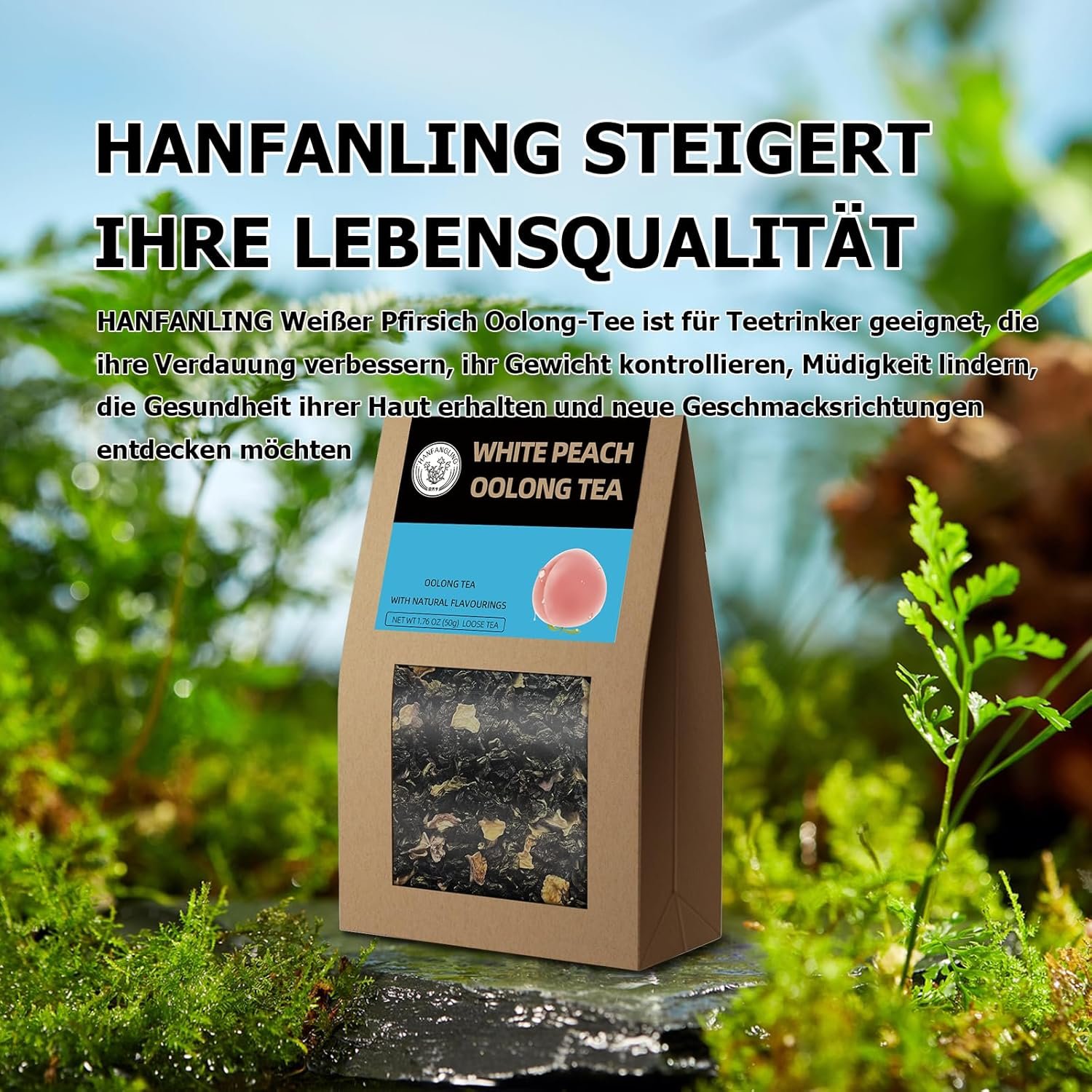 Ceai energizant HANFANGLING cu plante – Energie naturala si digestie usoara