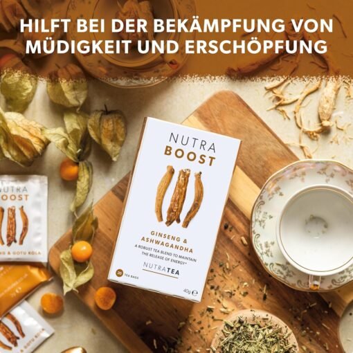 Ceai energizant din plante cu Ashwagandha – Energie dimineata si focus natural