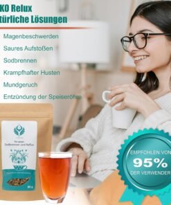 Natural Ceai Digestiv pentru Stomac si Balonare – Ceai pentru Digestie Usoara si Reflux