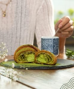 Pudră de ceai verde organic NaturaleBio 100 g. Pentru gătit și copt. Matcha japonez original. Ceai verde din Japonia, vegan, fără gluten și OMG. Produs organic natural