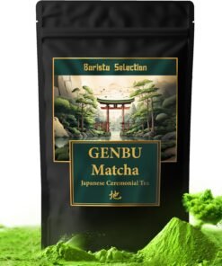GENBU MATCHA Ceai Matcha Ceremonial Premium 30g, 100 g Ceai Matcha pentru 3 luni Pudră de ceai verde pur 100% natural Ceai Matcha de cea mai înaltă calitate Latte japonez Matcha