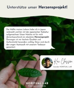 Matcha Ceremonial - Pudră Matcha Pură din Japonia - Calitate Ceremonială - Ceai Verde Matcha Original - Prima Recoltă - 100% Natural și Testat în Laborator - 40 g