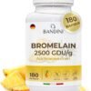 Bromelaina 1000 mg - 180 Capsules - 2500 GDU/g