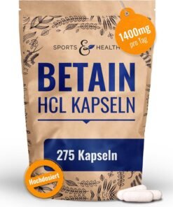 Betaina HCL - 275 capsule - 1400mg